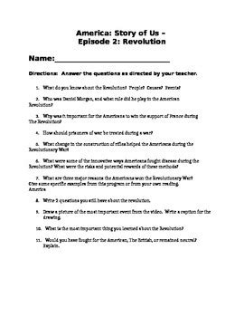 Guidelines for Creating Successful Answer Keys for America: The Story of Us Episode 2 Revolution Worksheet